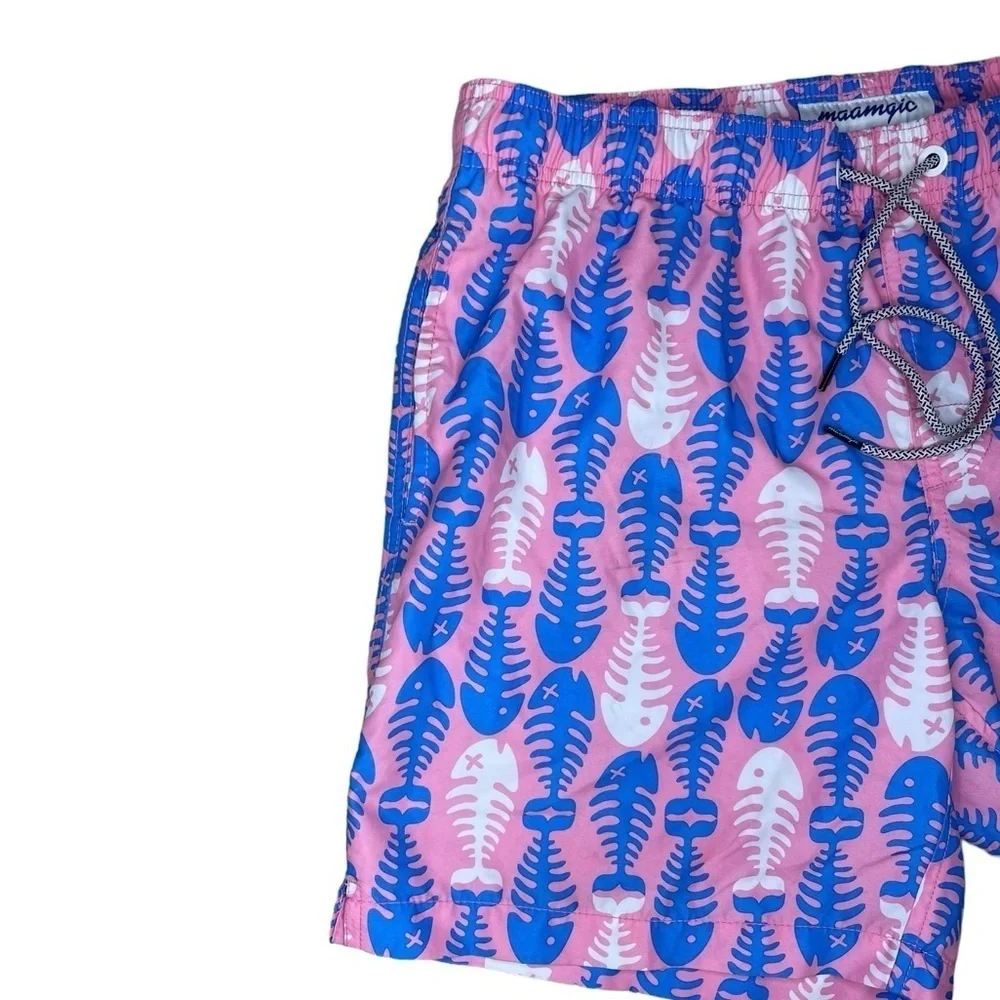 Maamgic Men’s Lined Swim Shorts Size Medium